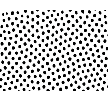 Papier peint chiens dalmata noir et blanc - TenStickers