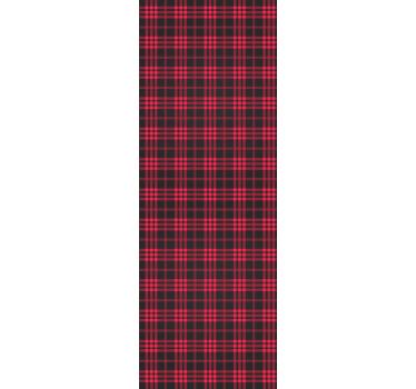 Papier peint noël motif tartan écossais - TenStickers