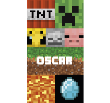 Papier peint motif géométrique de jeu - TenStickers