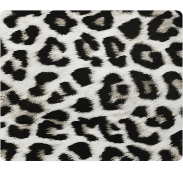 Papier peint animaux imprimé léopard blanc - TenStickers