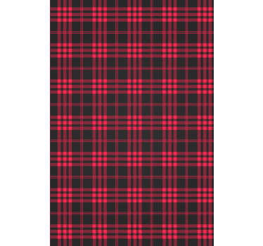Papier peint noël motif tartan de noël - TenStickers