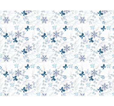 Papier peint noël ambiance festive - TenStickers