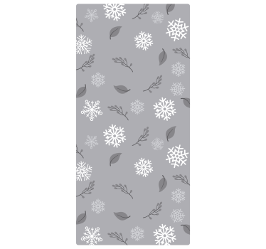 Papier peint noël motif flocon de saison - TenStickers