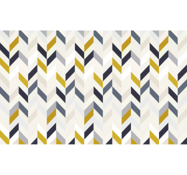 Papier peint bureau motifs géométriques colorés - TenStickers