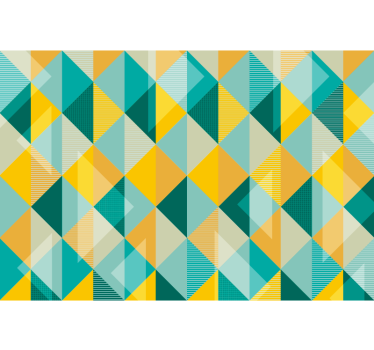 Papier peint bureau histoire de triangles - TenStickers