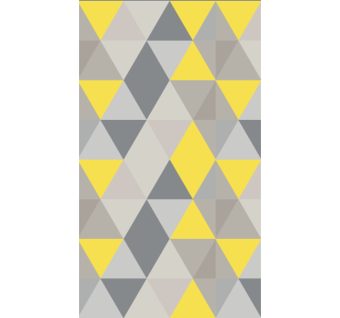 Papier peint bureau triangles pantone - TenStickers