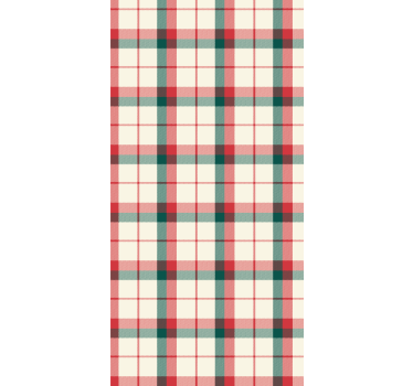 Papier peint bureau tartan de noël - TenStickers