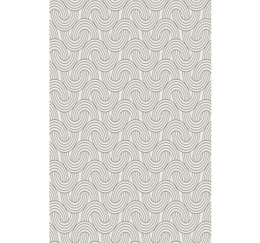 Papier peint motif vagues complexes - TenStickers