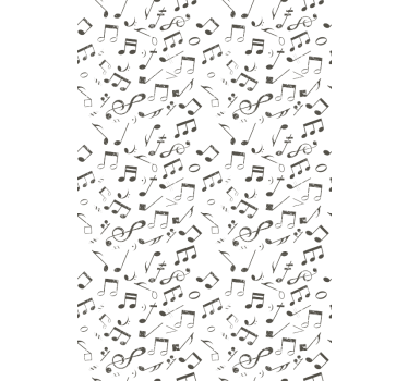 Papier peint bureau notes de musique - TenStickers