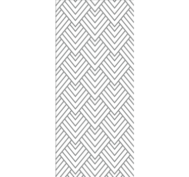 Papier peint salle de bain design chevrons gris - TenStickers