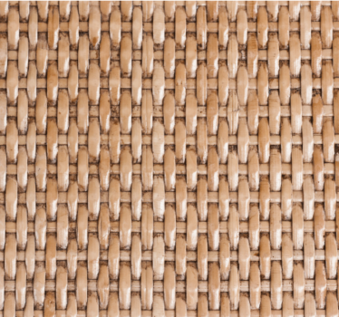 Papier peint salle de bain motif tissé naturel - TenStickers