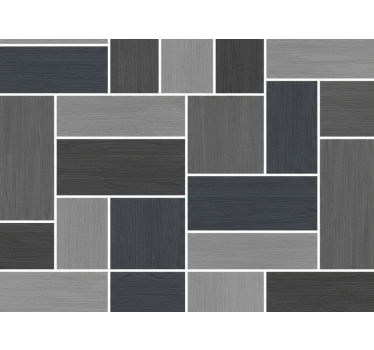 Papier peint bois panneaux en bois gris - TenStickers