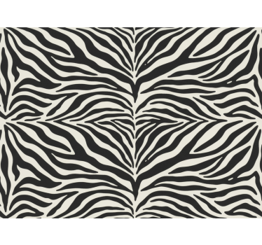 Papier peint zèbre motif zèbre réaliste - TenStickers
