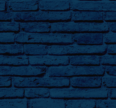 Papier peint brique texturée bleue - TenStickers