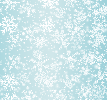 Papier peint Noël motif de flocon de neige - TenStickers