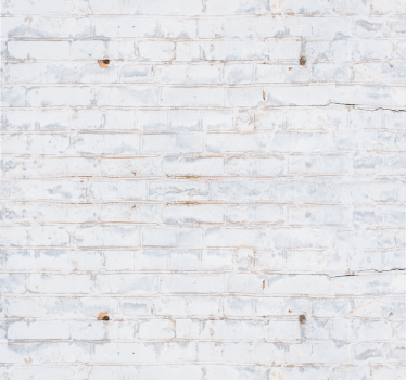 Papier peint briques façade en brique blanche - TenStickers
