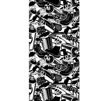 Papier peint art les essentiels du graffiti - TenStickers