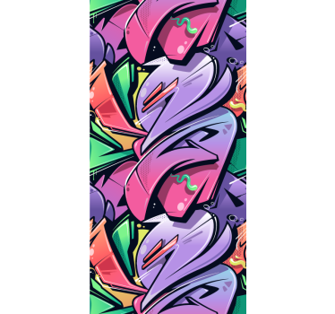 Papier peint art toucans flamboyants - TenStickers