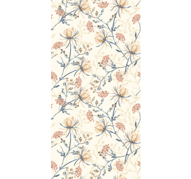 Papier peint floral brise botanique - TenStickers