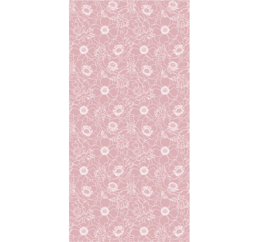 Papier peint floral motif de bordure florale - TenStickers