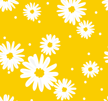 Papier peint floral délice de marguerite - TenStickers