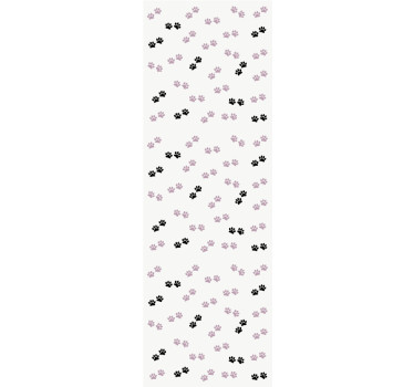 Papier peint chiens modèles d'empreintes de pattes - TenStickers