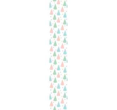 Papier peint Noël triangles festifs - TenStickers
