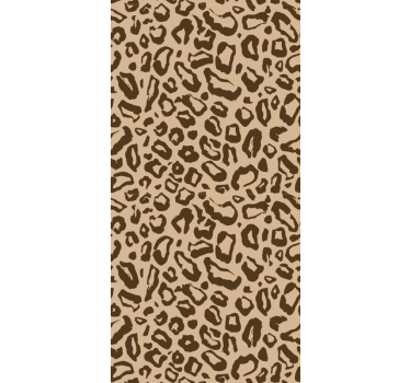 Papier peint léopards motif félin beige - TenStickers