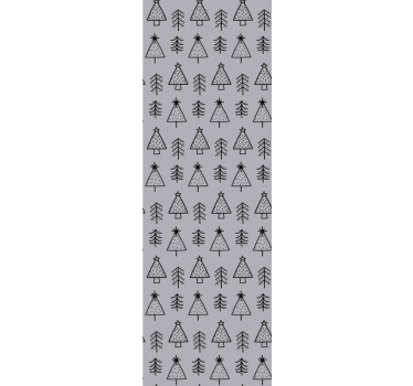 Papier peint Noël décor à motif de pin - TenStickers