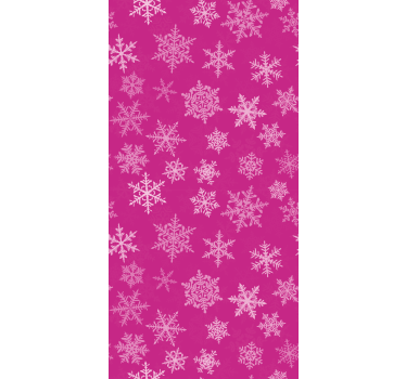 Papier peint Noël flocons de neige de vacances - TenStickers