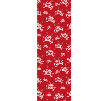 Papier peint Noël motif de script festif - TenStickers