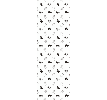 Papier peint chiens modèle de croquis de chiot - TenStickers