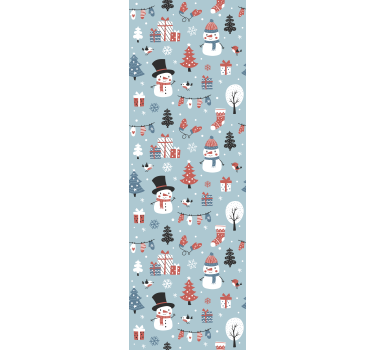 Papier peint Noël motif saisonnier festif - TenStickers