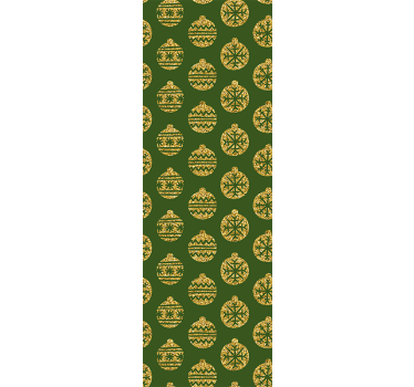 Papier peint Noël modèle d'ornement festif - TenStickers