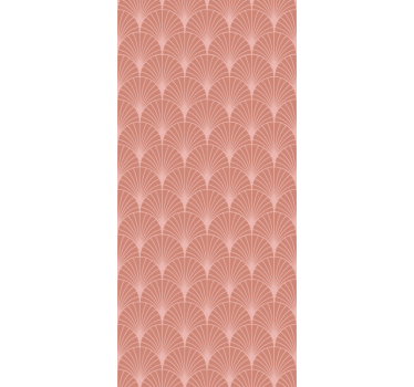 Papier peint art formes d'éventail élégantes - TenStickers