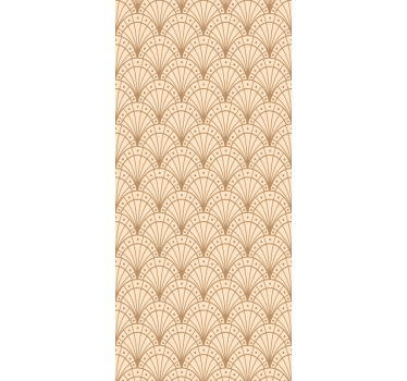 Papier peint bureau motif d'éventail élégant - TenStickers