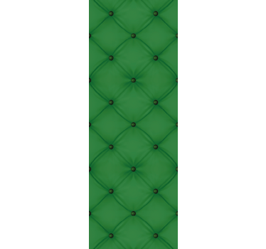 Papier peint motif surface verte matelassée - TenStickers