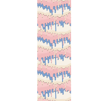 Papier peint art motif de goutte à goutte fondant - TenStickers