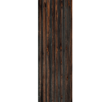 Papier peint bois élégants panneaux marron foncé - TenStickers