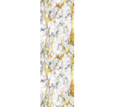 Papier peint effet marbre élégantes veines jaunes - TenStickers