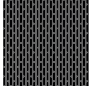Papier peint chambre ado grille en métal noir - TenStickers