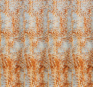 Papier peint briques illusion de métal rouillé - TenStickers