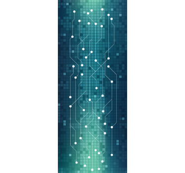 Papier peint pour mur Métro - TenStickers