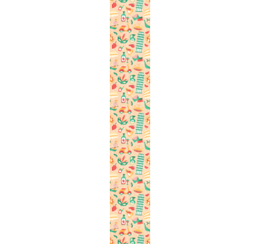 Papier peint art motifs de cuisine culturelle - TenStickers