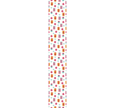Papier peint Noël modèle de cadeau de fête - TenStickers