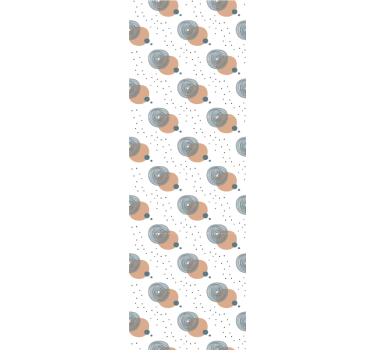 Papier peint art motif de points abstrait - TenStickers