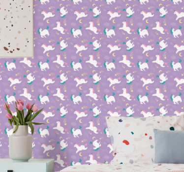 Papier peint animaux modèle de créatures mythiques - TenStickers