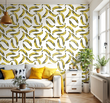 Papier peint art bananes warhol - TenStickers