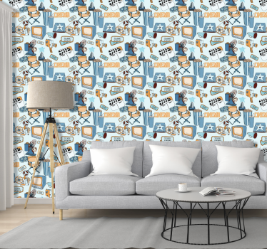 Papier peint art iconographie du cinéma - TenStickers