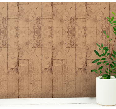 Papier peint bois effet bois texturé - TenStickers